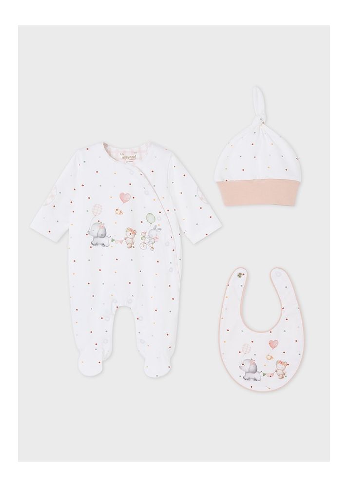 Mayoral Σετ δώρου 3 τεμαχίων ECOFRIENDS baby 22-09119-069 Mayoral Σετ δώρου 3 τεμαχίων ECOFRIENDS baby 22-09119-069