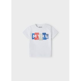 Παιδική Bαμβακερή Mπλούζα T-SHIRT MYRL Kοντομάνικη Mayoral 22-00106-033