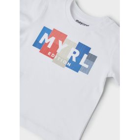 Παιδική Bαμβακερή Mπλούζα T-SHIRT MYRL Kοντομάνικη Mayoral 22-00106-033