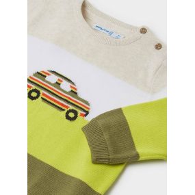Μπλούζα Ζέρσεϋ πολύχρωμο ECOFRIENDS baby αγόρι 22-01350-055 Λαδί