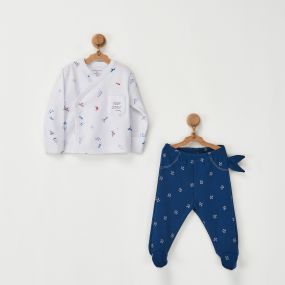 Μπλουζάκι με παντελόνι Little Sailor