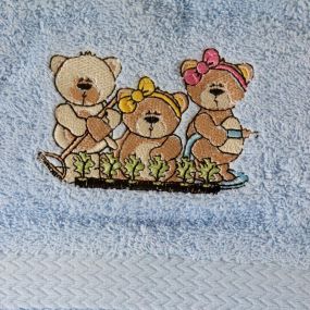 Σετ πετσέτες αρκουδάκι teddy 2 τεμ. klotsotiras